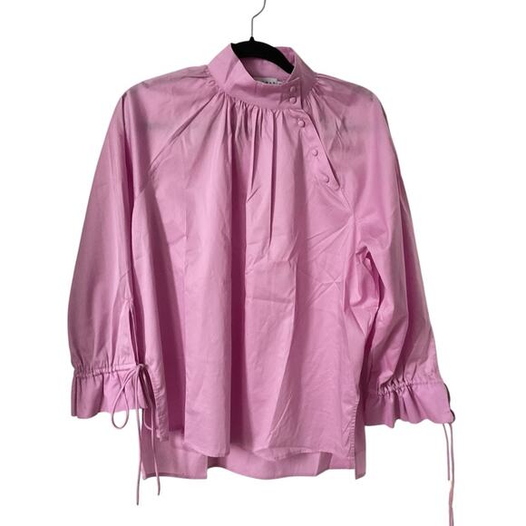 Harshman Bianca Blouse in Orchid 100%‎ Cotton NWT - Picture 6 of 10